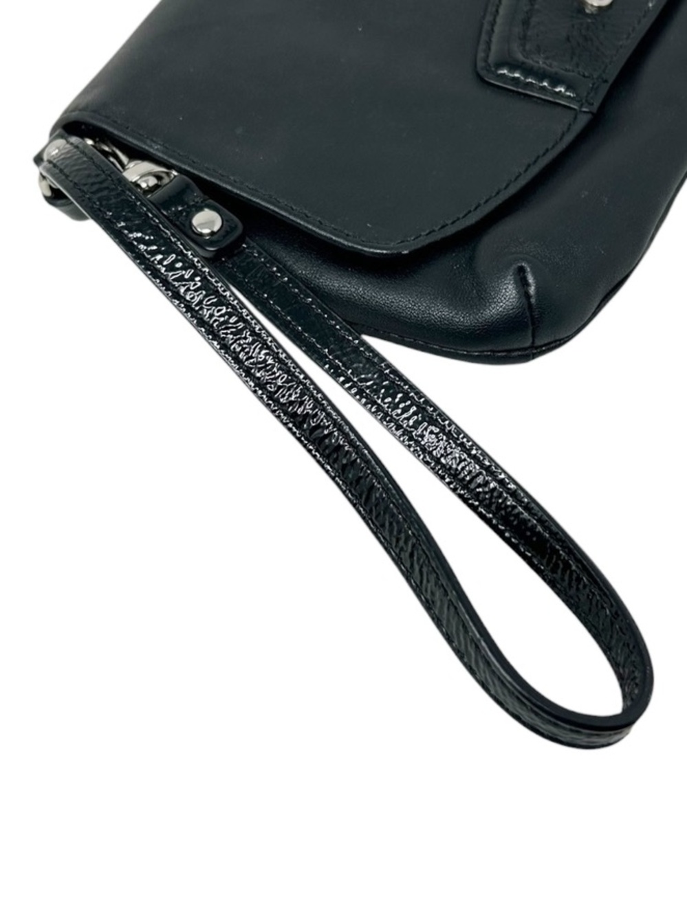 Coach Ashley Pleated Leather Mini Bag/Wristlet - Picture 10 of 11